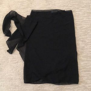 Black swim wrap